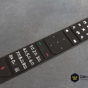 Силиконовая клавиатура пульта управления